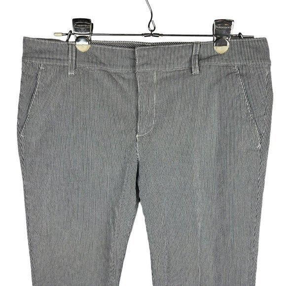 Tommy Hilfiger Capri Pants Women's Size 8 Striped Pockets‎ Belt Loops - Picture 7 of 12